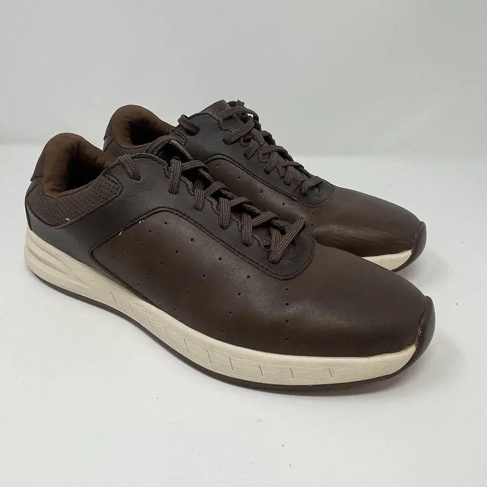Walter Hagen Golf Shoes Spikeless, Ortholite, Brown Leather, Casual Mens 12